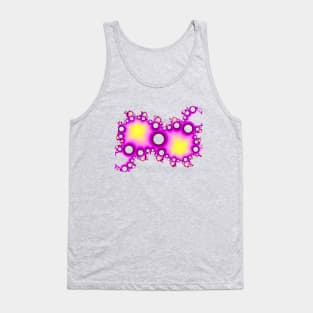 Yellow Flare Fractal Tank Top